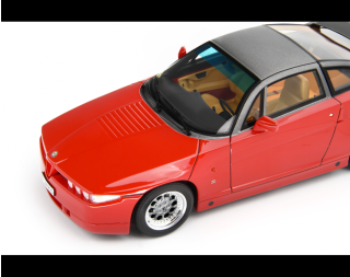 Alfa Romeo SZ (Es 30) 1989 ROSSO ALFA Laudoracing 1:18 Resinemodell (Türen, Motorhaube... nicht zu öffnen!)